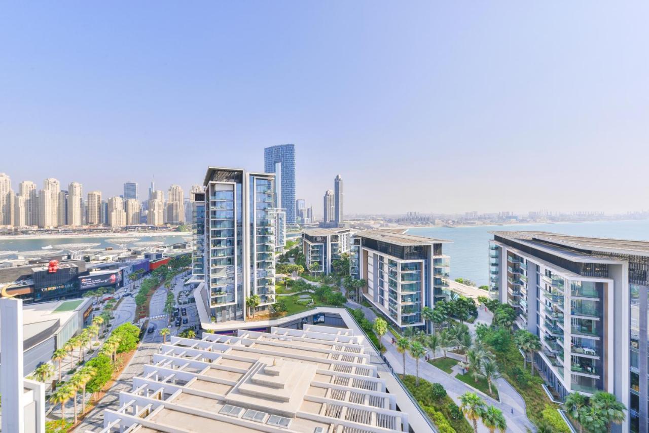 Luxe 3 Bedroom Oceanfront Apartment In The Heart Of Bluewaters Island Dubaj Zewnętrze zdjęcie