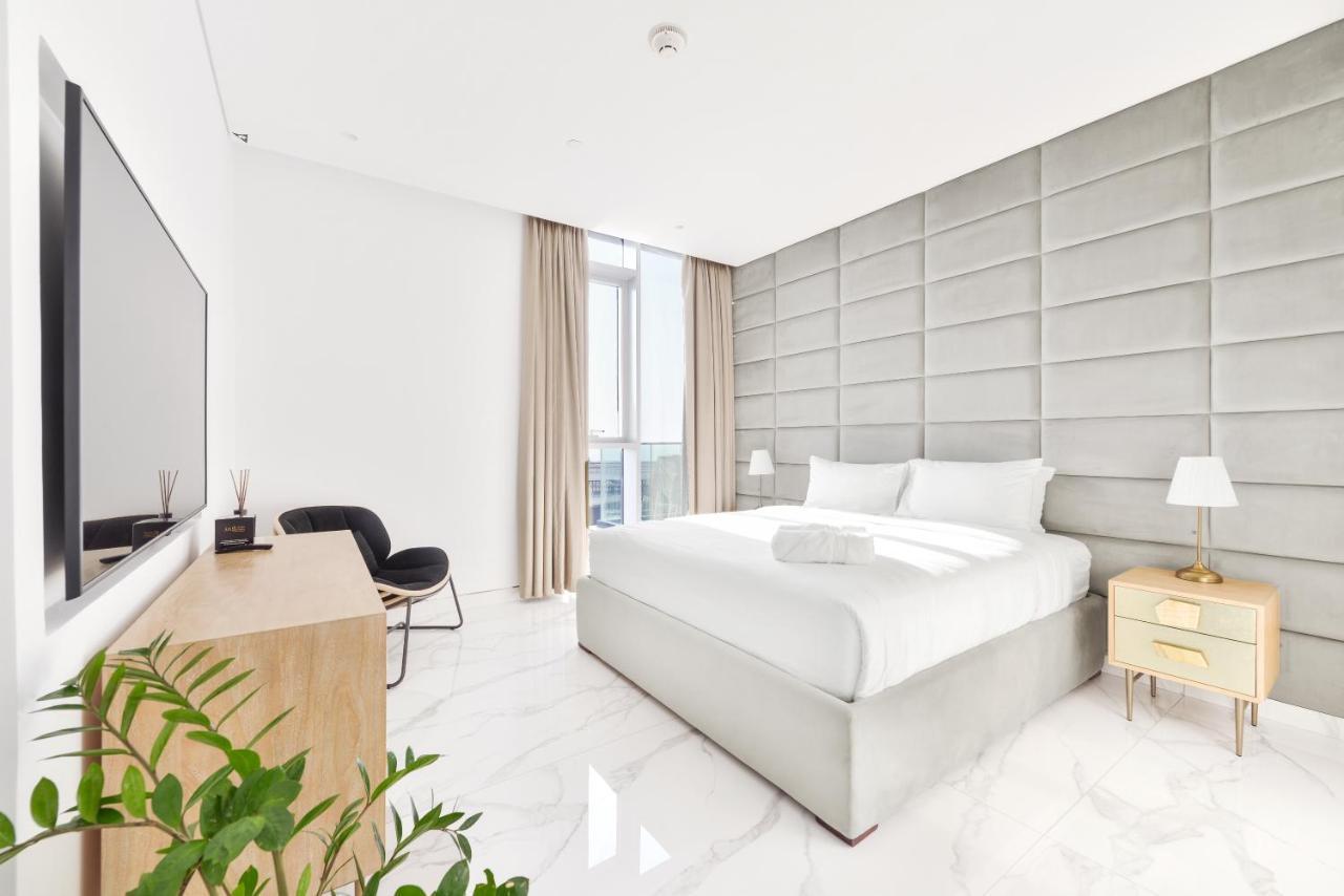 Luxe 3 Bedroom Oceanfront Apartment In The Heart Of Bluewaters Island Dubaj Zewnętrze zdjęcie